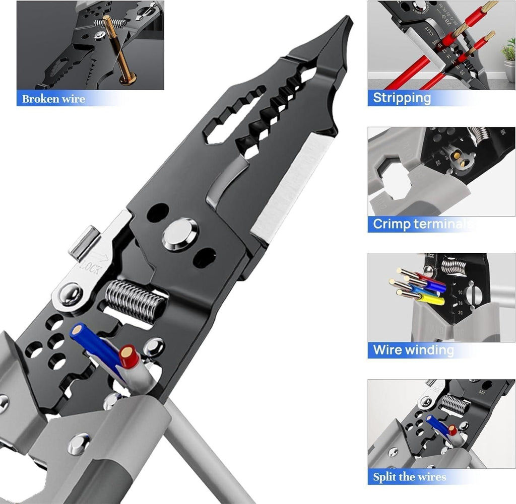 28 In 1 Multifunctional Wire Pliers + Stripper Tool